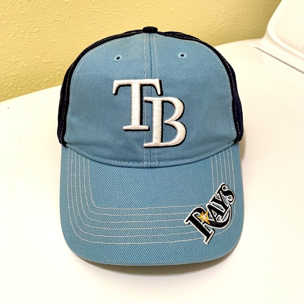 TAMPA BAY RAYS Fan Favorite Adjustable Baseball Cap/Hat -Cotton Twill